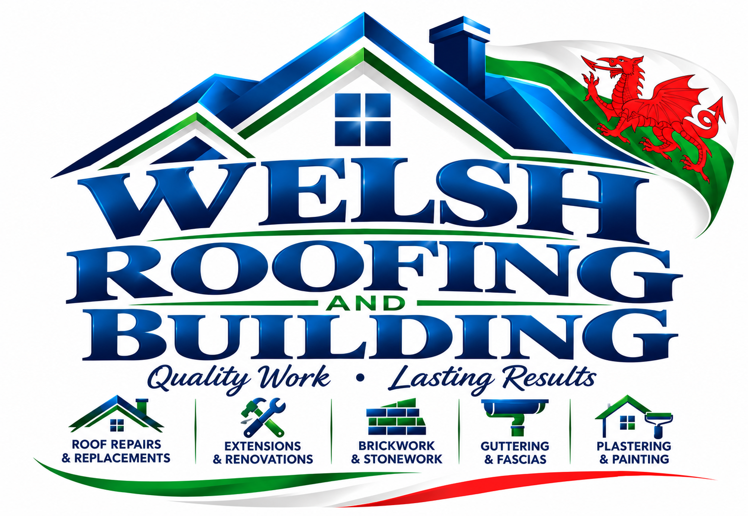 Welsh Roofing and Building logo